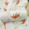 Cobertores Baby Blanket Swaddle Wrap para Born Bamboo Cotton Bedding Bath Bath Bath Muslin Soft Breathable 120 120cm Kids Nest