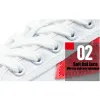 Skor Huili Classic Style Men's White Shoes Blue White Low Cut Canvas Vulkaniserade löparskor Athletic Sneakers Storlek 44