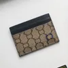 Top designer card case wallet Luxury wallet Women's fashion purse Small card holder Leather trim and iconic hardware The pattern and brand logo make it more attractive