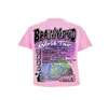 T-shirt a maniche corte con stampa grande Ellstar Hell Star World Tour 2024 Primavera/Estate Batchj6m3q2ugYECV