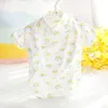 Dog Apparel Clothes For 2024 Spring/Summer Thin Dogs Cat Princess Fragmented Flower Flying Sleeve Tank Top Small Vests