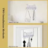 Hangers Over The Door 5 Hooks Hanger Towel Rack Bathroom Organizer For Hanging Towels Robe Shirt Hat