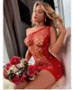 PJTO Sexy Pajamas Sexy Bodycon Dress Rhinestones Christmas Party Time Press Perspection Clubwear شفافة مصغرة لباس داخلي إثرياء الساخنة 2404101