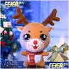 Stuffed Plush Animals 2024 Wholesale Christmas Sitting Elk Large Gift P Toy Doll Childrens Drop Delivery Toys Gifts Oterg