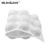 SILIKOLOVE 15 Cavity Lemon Shape Silicone Molds Cake Decorating Tools Bakeware French Dessert Mousse Mold Baking Utensils 240328