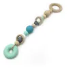 Halsketten 50pc Silicon Baby Zahnen Teether -Perlen 19mm Safe Food Grade Care Round Halskette