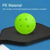 Bola de jogo profissional de pickleball para quadra dura durável ao ar livre para competição pickleballs pacotes de pickleballs 74mm 40 furos 240322