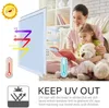 Raamstickers Privacyfolie Eenrichtingsspiegel Tint UV-hittebeheersing Zonnebrandcrème Glas Papieren deurbekleding Reflecterend