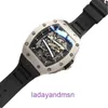 Richar Mens Mechanics Watch Luxury Milles Wristwatch RM61-01は空洞化されたムーブメントウォッチPYJを採用
