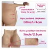 Breast Pad Silicone Fack Vagina Pants 2,5 cm skinkor Kuddar 4cmhips Padding Shaperwear Crossdresser Man till Female Big Bum för transpersoner 240330