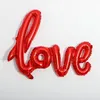 Love Happy Shaped Foil Balloons Valentine's Day Wedding Birthday Decoration Balloon Christmas Party Decor Accessories Th1368