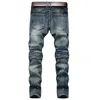 Pantalones de talla grande para hombre New Mans Skinny Jean Loose Pierna recta Murió Rasgado Masculino Hip-Hop Deinim Hombres Scratch Jeans Drop Entrega Ropa Dhnz4