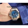 Ruch Luksusowy zegarek mechaniczny Szwajcarskie automatyczne szafirowe lustro Rozmiar 47 mm 13 mm importowane paski na pasek krowi