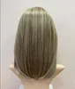 Mix color wig 13x4HD front lacehuman hair mixed highlights Natual Straight hair