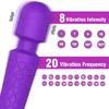 Vibrateur AV pour les femmes stimulatrice clitoris USB Masse-masseur rechargeable