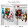 Kök förvaring kryddor flaska rack väggmonterad sallad ketchup material levererar kylskåp förtjockad