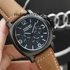 Designer Watch High Quality Watch Classic Men Leather Waterproof Chronograph Business Watch YFQL