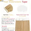 Extensions Neitsi Mini Tape In Human Hair Extensions Invisible Skin Weft Adhesive Mixed Omber Color 100% Natural Straight Real Hair 12"24"
