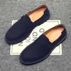 Sapatos casuais moda masculina couro genuíno sola grossa trabalho ao ar livre sapato oxford