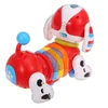 전기 댄스 로봇 동물 스마트 소시지 개 노래를위한 적외선 장난감 RC 워킹 리모컨 귀여운 전자 애완 동물 제어 교육 gnaxw