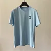 Vêtements pour hommes T-shirts à manches courtes Polos T-shirts pour hommes Hommes d'été en coton décontracté T-shirt brodé en vrac Homme Mode Couleur unie Col rond Top Vêtements masculins