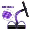 Equipamento de resistência de fitness de fitness Equipamento elástico Sit Up Pull Rope Gym Gym Sport Sport 4 Tubal Pedal Tallowle Puller XA161A 240322