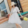 Party Dresses Loose Korean Summer Style Waist Slim Small Mid Length Plus Size Es Vestidos Women Dress