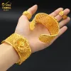 Bracelets ANIID africain 2022 nouveau bracelet avec bague pour femmes nigérian mariée bijoux de mariage cadeau moyen-orient arabe indien bijoux bracelet