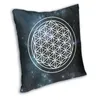 Kussen Flower Of Life Sierhoes Decoratie Spirituele Meditatie Heilige Geometrie Cover 40x40 Kussensloop voor woonkamer