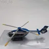 Aircraft Modle Diecast metalowy samolot zabawka 1 87 samolot Polizei Police Helikopter Model Toy H145 Aircraft Airplane Boys Dorosły Dzieci