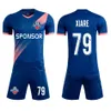 Hommes Soccer Jersey Set Uniformes Femmes Jersey Sublimation Set Enfants Jerseys Shorts Football Chemises Sports Uniforme Formation Costume 240314