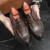 Dress Shoes Leather Men's Youth British Style Formal Casual Business Wedding Bridegroom Suit Height Increasing Insole Me