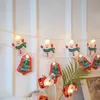 LED Strings Christmas Decorative Lights Creative Led Lamp Santa Claus Snowman Little Bear Xmas Ornaments for Home Decorations 2024 YQ240401