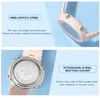 Montres-bracelets Sanda 2024 Mode Sport Femmes Montres Blanc 50M Montre numérique étanche pour fille Casual Montre-bracelet Relogio Feminino 6022