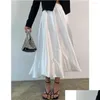 Skirts Bright Color Skirt European And American Spring Summer Fashion Trend Banquet High Waist Balloon Flower Bud Drop Delivery Appare Otrli