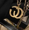 Necklace Designer For Women jewlery jewelry Brand Classic Style Double G Letter Classic Wedding Women Fashion Simple Jewelry