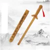 Martial Arts Kung Fu Wooden Bamboo Qinglong Sword With Sheath Stage Performance Props 54Cm Drop Delivery Sports Outdoors Fitness Suppl Otkzy