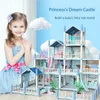 DIY Play House Set Symulacja Villa ParentChild Interakcja Little Princess Castle Toy 240321