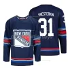 Özel Adam Fox Ryan Lindgren 2023-24 Üçüncü Jersey Jacob Trouba Miller Jerseyigor Shesterkin Chris Kreider Mika Zibanejad Artemi Panarin Jonathan Quick