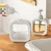 Liquid Soap Dispenser Transparent 300/500ml Bathroom Refillable Lotion Shampoo Shower Gel Holder Portable Travel