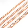 Custom Hip Hop 14k Gold Necklace Bracelet Vvs Moissanite Diamond Clustered Tennis Chain
