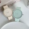 Armbandsur 2024 Women Quartz Watch Macaron Color Temperament Simple Retro Student Digital Watches Clock Hight Quality Wristwatch