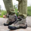 Stövlar 2022 Camo Tactical Boots Men Waterproof Military Tactical Boots Outdoor Combat Shoes Trekking Sneakers Man Handing Hunting Boots