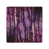 Table Mats Refractive Crystal Purple Ceramic Coasters (Square) Cup Mat For Cups Set Slate