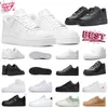 2024 Löpskor för män Kvinnor Shadow Triple White Black Utility S-Black Low High Mens Outdoor Trainers Womens Sports Sneakers Storlek 36-47