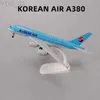 Uçak Modle 20cm Alaşım Metal Rus Rus Lufthansa Kore Singapur KLM FRANSE USA PAN AM B747 A380 B787 MD-11 Uçak Model Uçak Uçak Uçak