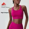 Kvinnor Högpåverkan Gym Dit Two Pieces Fitness Yoga Set Super Stretch Slim Fit Running Sportswear Breattable Workout Clothes 240322