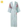 Kvinnors sömnkläder hangzhou Silk Kimono Summer Casual Homewear Bekväm Cardigan Pyjamas Mixed Batch stödt reserverat tyg