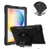 Tablet PC Cases Torby Dzieci Bezpieczne wstrząsy wstrząsowe ER z paskiem Shoder i uchwytem długopisem dla Galaxy Tab S6 Lite 104 Sile Case5901946 Drop de OT528