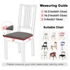 Chair Covers WaterProof Dining Room Cover Seat Spandex Removable Washable Elastic Cushion For Home El